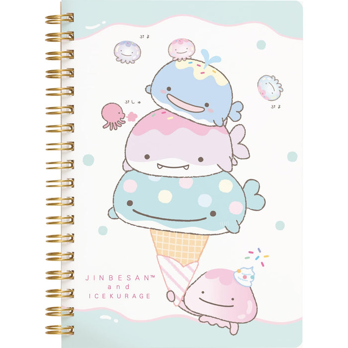 Carnet de notes B6 San-X Jinbei-San Ice Jellyfish H18xL12,5cm NY40001