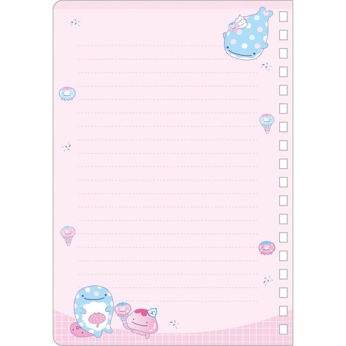 Carnet de notes B6 San-X Jinbei-San Ice Jellyfish H18xL12,5cm NY40001