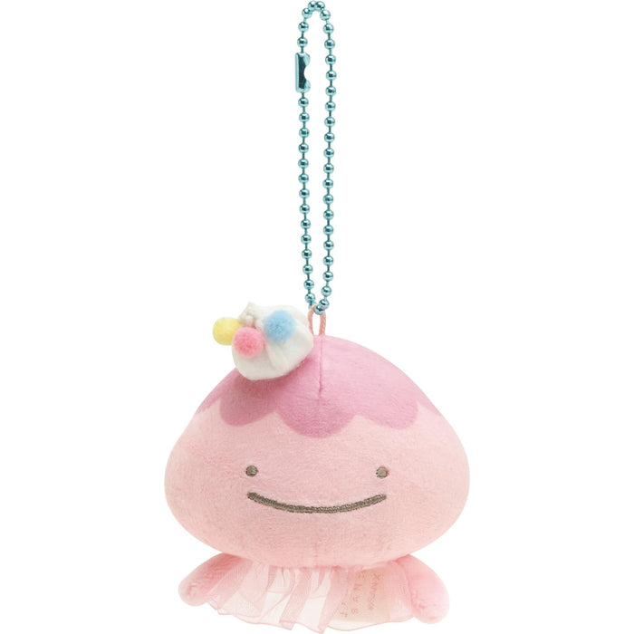 Peluche ronde à suspendre en forme de méduse géante de glace San-X Jinbei-San Mo56301