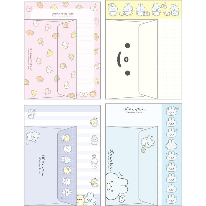 San-X Pokantotan Stationery Set Lh79001 – High-Quality Cute Correspondence Paper