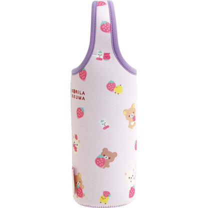 San-X Rilakkuma 3-Way Plastic Bottle Pouch Ca53501 Water Bottle Holder- Japan Figure Store - #1 Bring To You The Best Japanese Goods