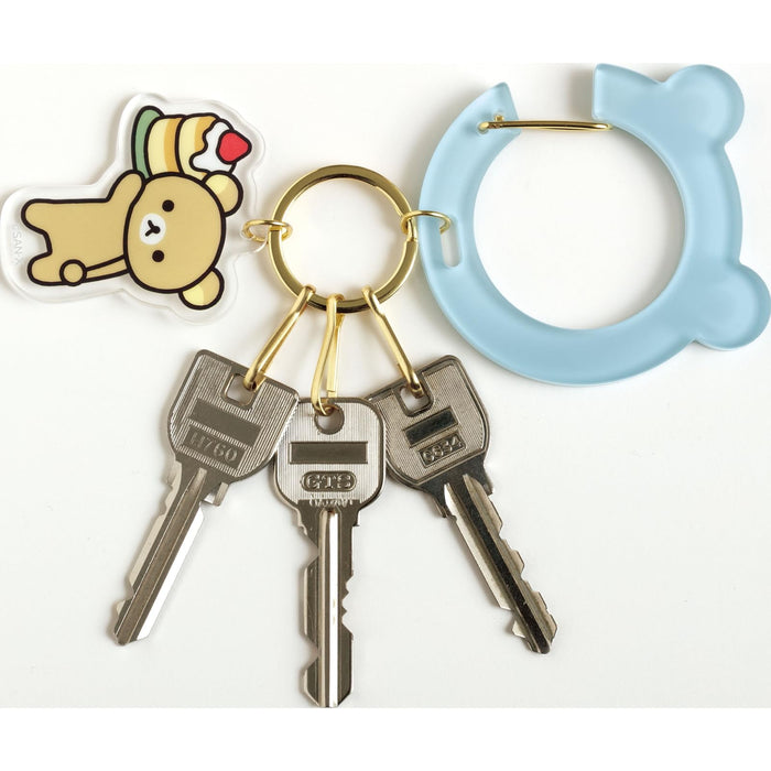 San-X Rilakkuma Carabiner Key Charm Ab24601 Portable Keychain Accessory