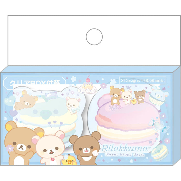 San-X Rilakkuma Transparente Haftnotizen, 100 Blatt, MH20802