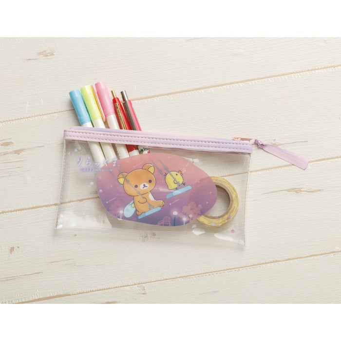 San-X Rilakkuma Transparentes Stiftetui Pt12301 – Robuste transparente Aufbewahrung