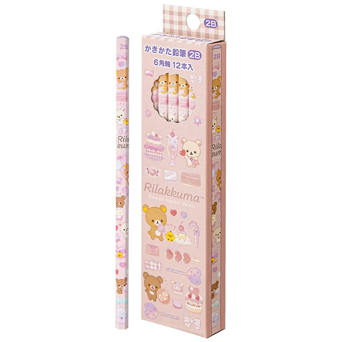 San-X Rilakkuma 2B Drawing Pencils - 1 Dozen Pack