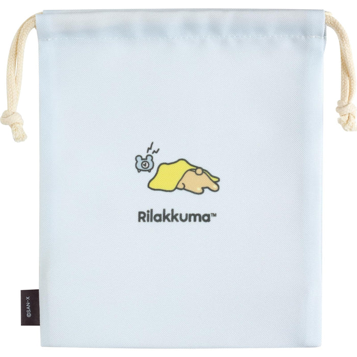 San-X Rilakkuma Gusseted Drawstring Bag Durable and Spacious Ca51701