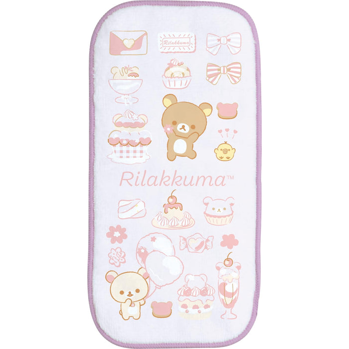 San-X Rilakkuma Halbhandtuch-Set, 2 Stück – weiche, saugfähige, langlebige Handtücher