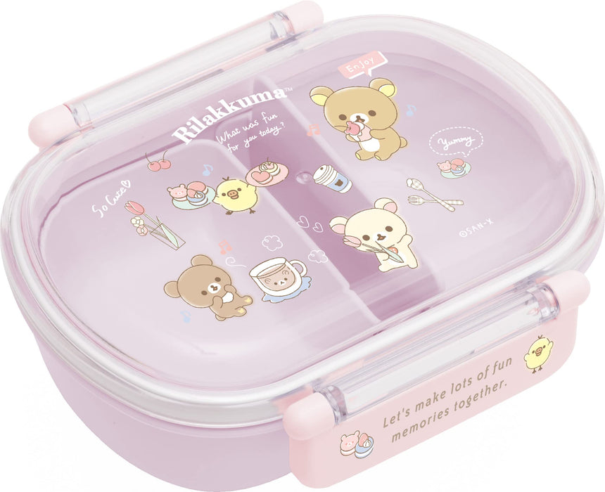 Boîte à lunch moelleuse et compacte San-X Rilakkuma Lunch Market Ka17801