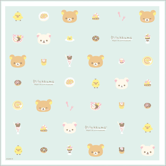 Serviette de table San-X Rilakkuma Ch44102 - Serviette en tissu réutilisable respectueuse de l'environnement