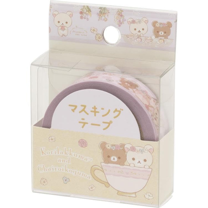 San-X Rilakkuma Mas King Tape Se59203 | Durable Masking Tape for Crafts