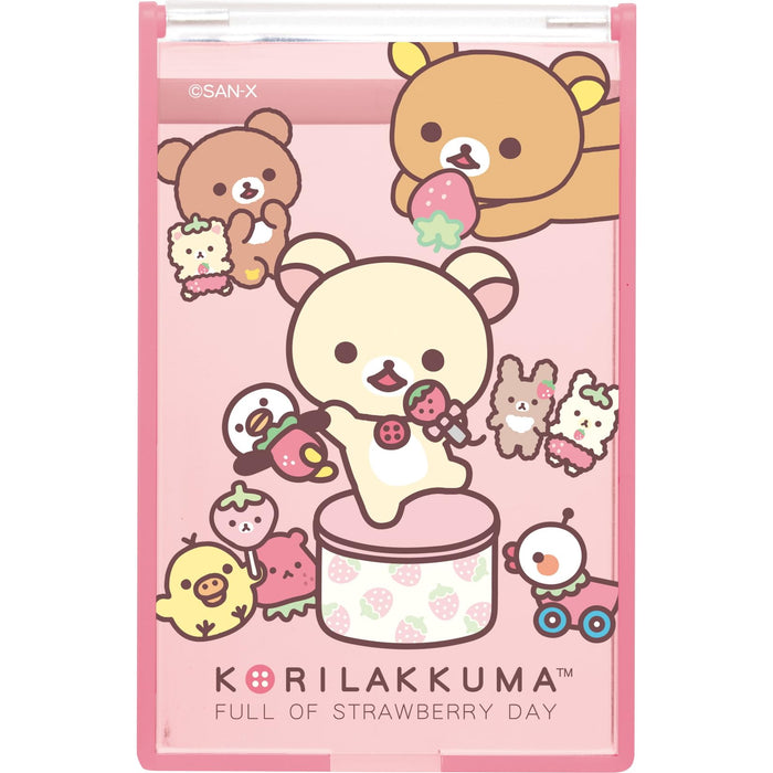 San-X Rilakkuma Mini Mirror Fe39301 Portable Compact Accessory- Japan Figure Store - #1 Bring To You The Best Japanese Goods