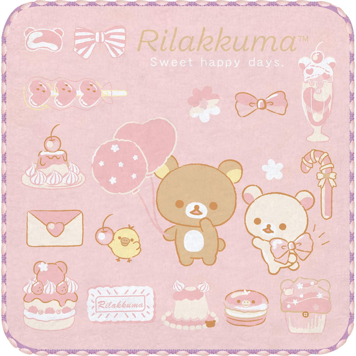 Lot de 3 mini serviettes San-X Rilakkuma - Serviettes douces et absorbantes pour tous les âges