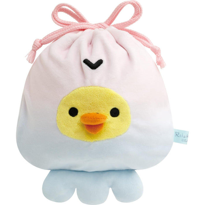 Sac à cordon en peluche méduse Kiiroitori Rilakkuma San-X CA54502