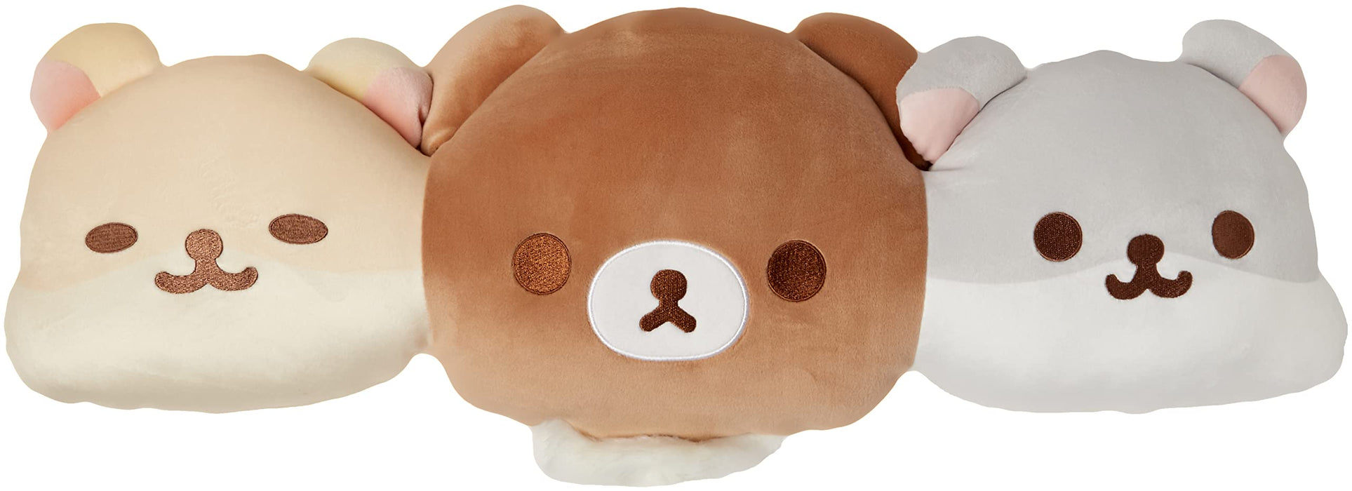 San-X Rilakkuma Dandelion Twin Hamsters Triple Cushion Mf46201