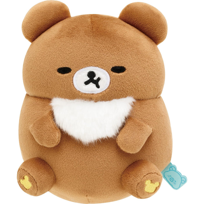 San-X Rilakkuma Full Rolling Plush Toy Brown Bear MO66001 Size H16xW12xD10CM