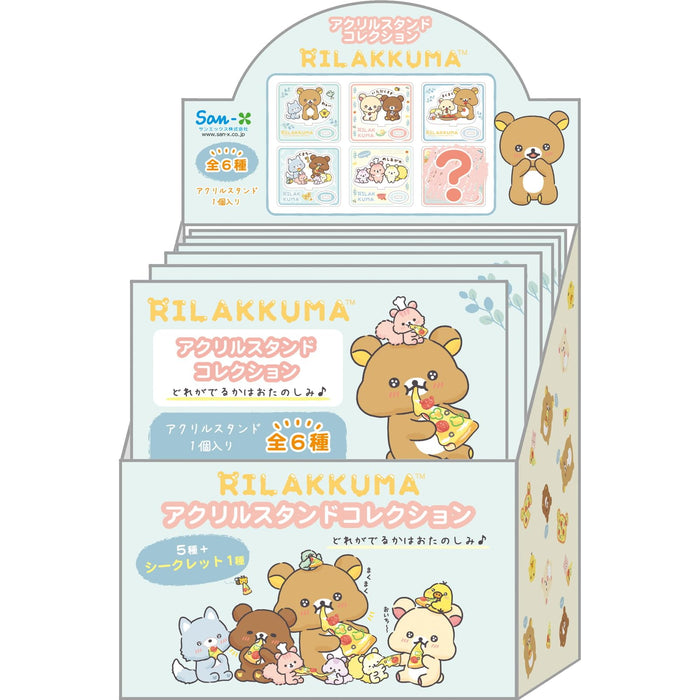 San-X Rilakkuma Acrylic Stand Collection 6 Types H8 x W8.5cm Sold Individually