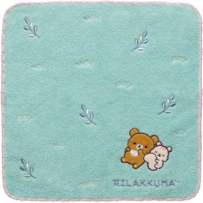 San-X Rilakkuma Mini Towel - Chai-Roi Koguma & Sakura 24x24cm