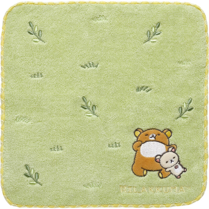 San-X Rilakkuma Mini Towel - Everyone Is Full 24x24cm