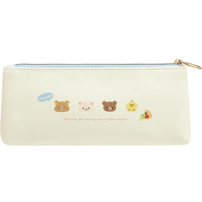 San-X Rilakkuma Everyone Is Full Pen Pouch H19 x W8 x D3 cm