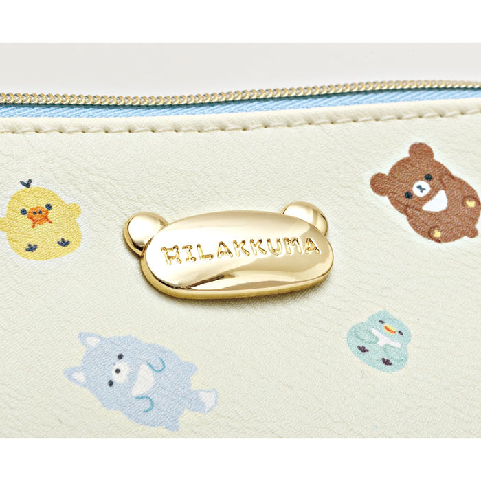 San-X Rilakkuma Everyone Is Full Pen Pouch H19 x W8 x D3 cm