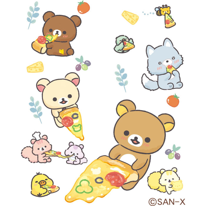 Stylo San-X Rilakkuma Tout le monde est plein Sarasa Multi 4+1 H15,4 + L2 + P1,4 cm