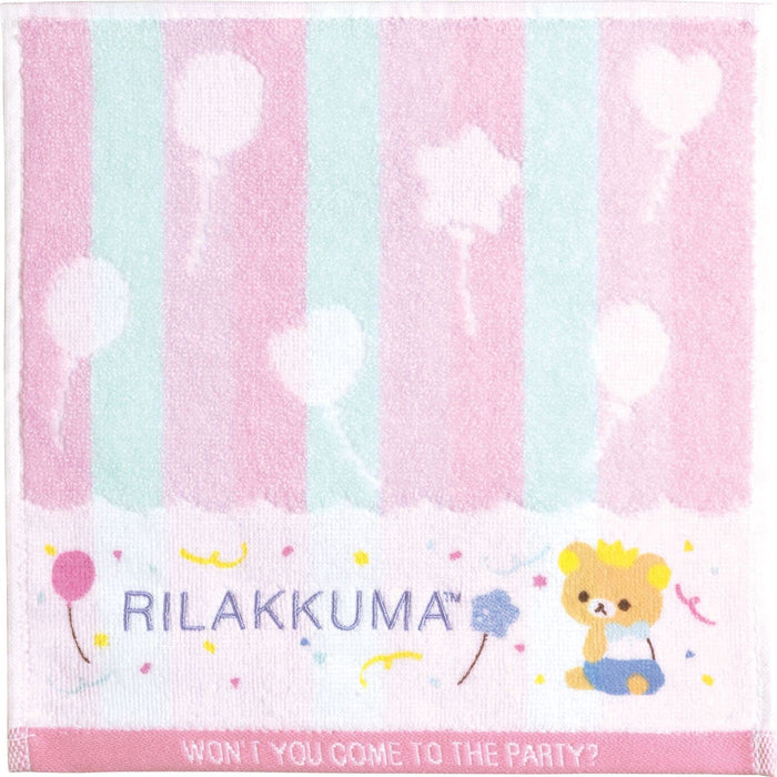 San-X Rilakkuma Rilakku Marche Mini Towel Balloon Cm33501 30x30cm