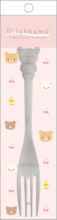 San-X Rilakkuma Stainless Steel Fork M Ka21101 - Durable Tableware