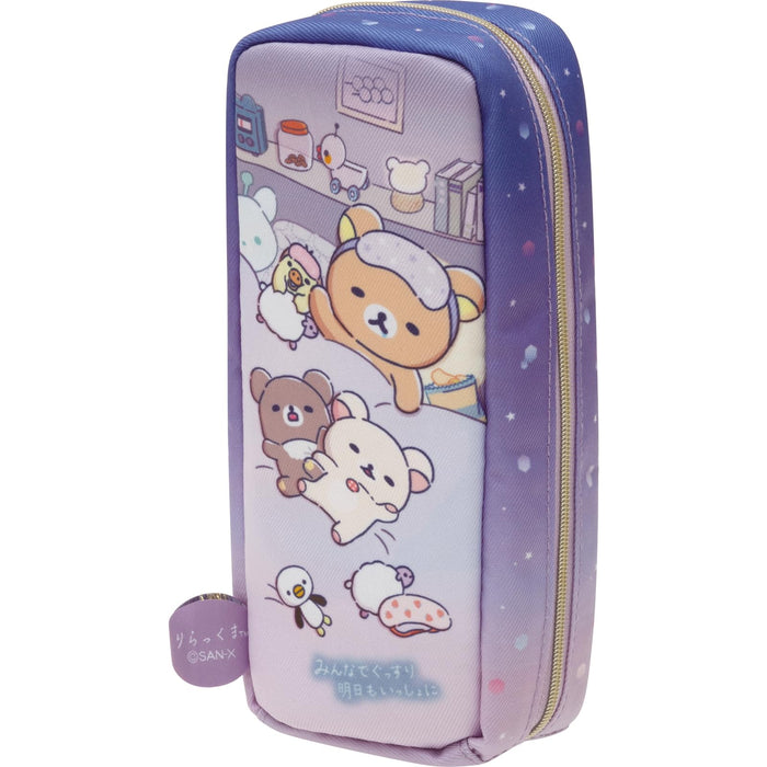 San-X Rilakkuma Storage Pencil Case Pt12801 – Durable & Cute Organization Solution