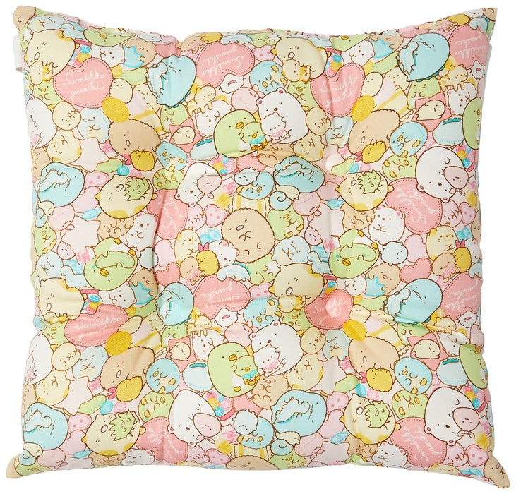 Coussin d'école rose San-X CG-2762 - Coussin de siège confortable pour étudiant