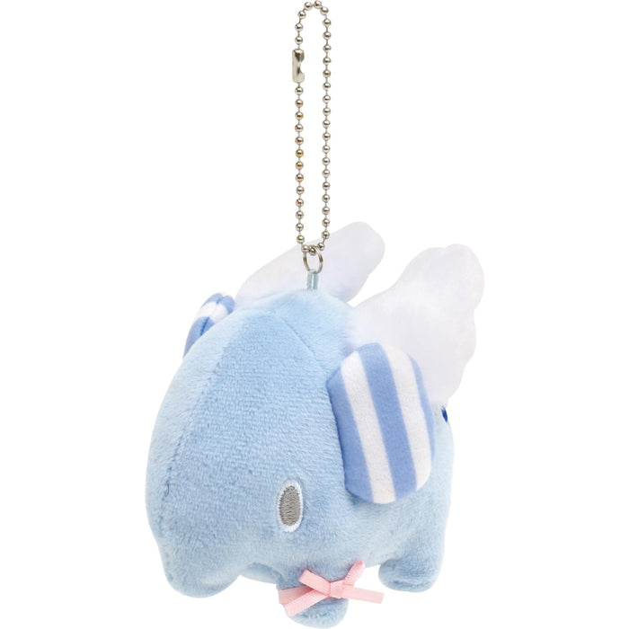 San-X Sentimental Circus Sky Blue Mouto Hanging Plush Toy Mo52001