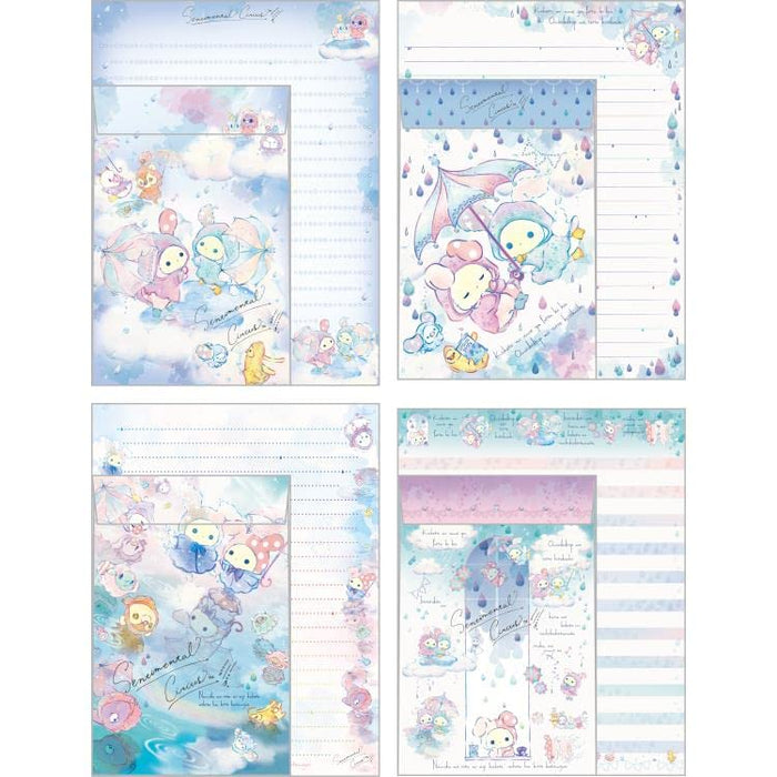 San-X Sentimental Circus Letter Set A Rainbow Over The Sky Envelopes Stationery