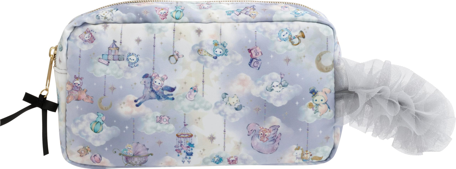 San-X Sentimental Circus Spica Handle Pouch CA66501 - Compact and Stylish