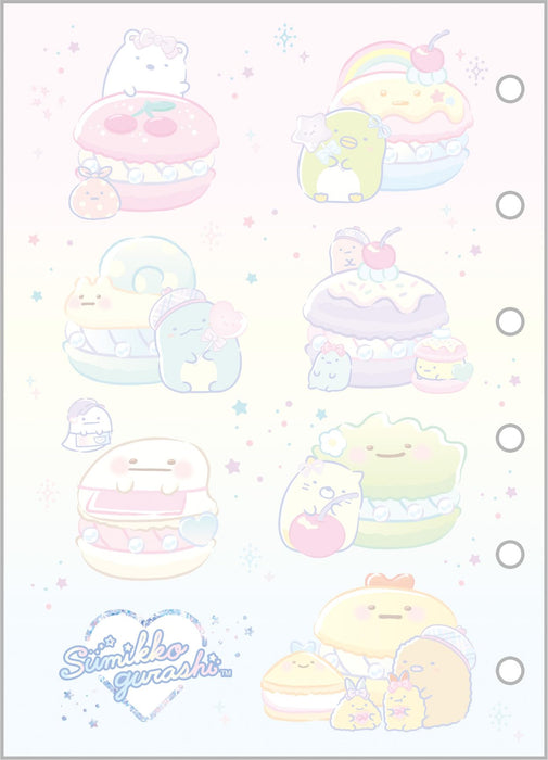 San-X Sumikko Gurashi 6-Hole Sticker Notebook Se58302 125x91x4mm