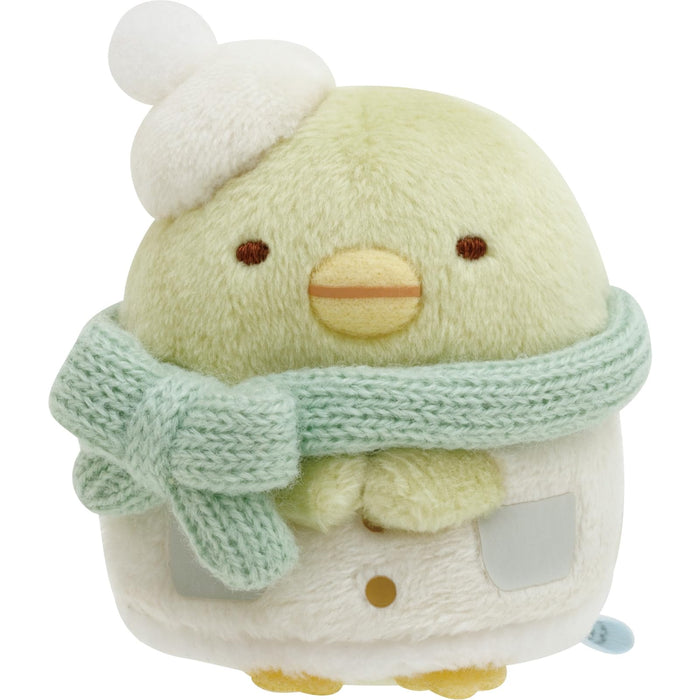 Peluche Pingouin Sumikko Gurashi de San-X - Une nuit scintillante avec Lézard et Maman