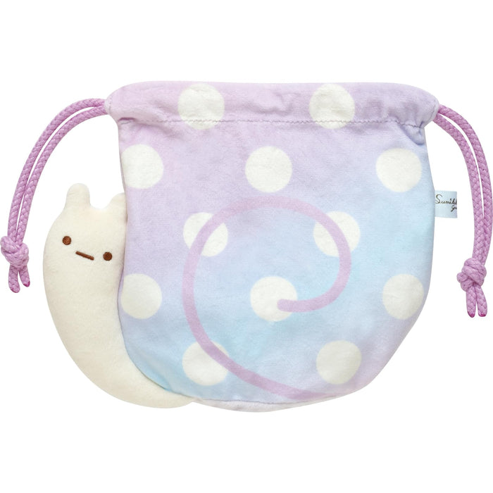 San-X Sumikko Gurashi Sparkling Night Lizard Plush Drawstring Bag Ca48002