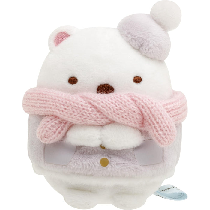 Peluche ours polaire scintillant de nuit Sumikko Gurashi de San-X, format de poche Mo44401