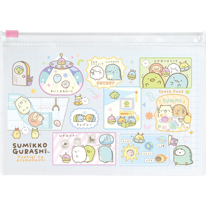 Coffret de boîtiers transparents San-X Sumikko Gurashi - 160 x 184 x 3 mm