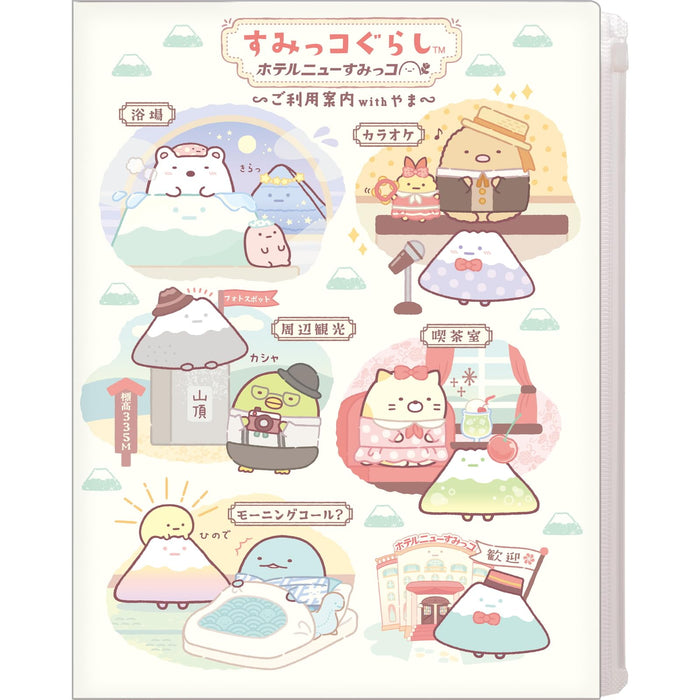 Porte-stylo transparent San-X Sumikko Gurashi avec 7 poches Fa09604