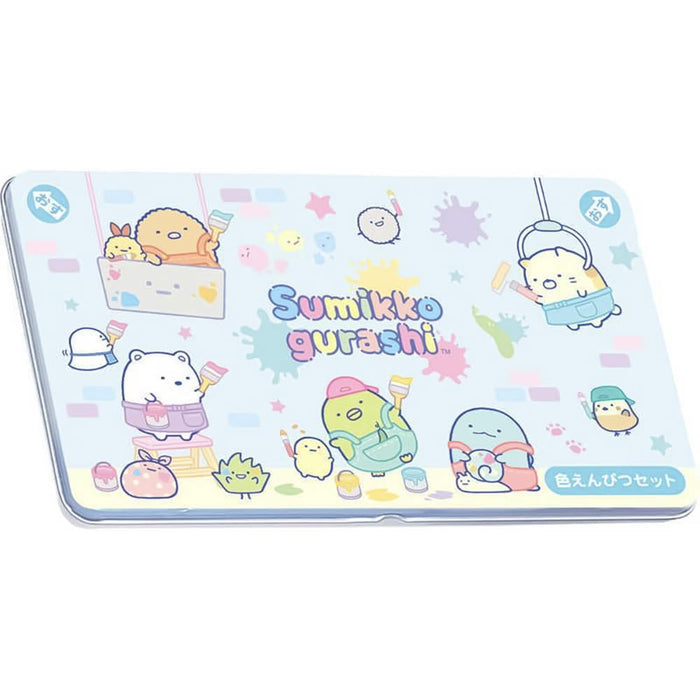 Crayons de couleur San-X Sumikko Gurashi 12 couleurs motif B Ph18502