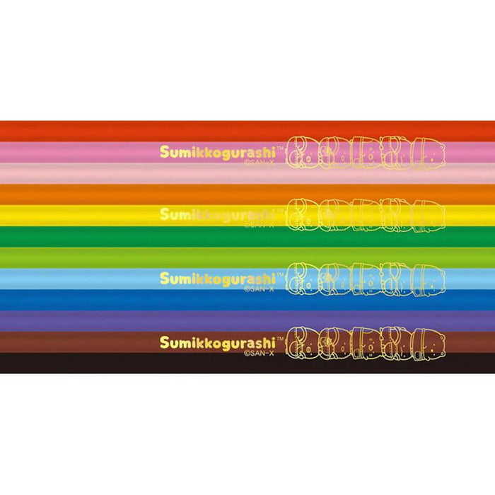 Crayons de couleur San-X Sumikko Gurashi 12 couleurs motif B Ph18502