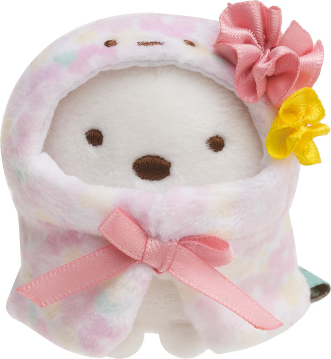 San-X Sumikko Gurashi Blumenponcho-Umhang zum Anziehen Mx63501