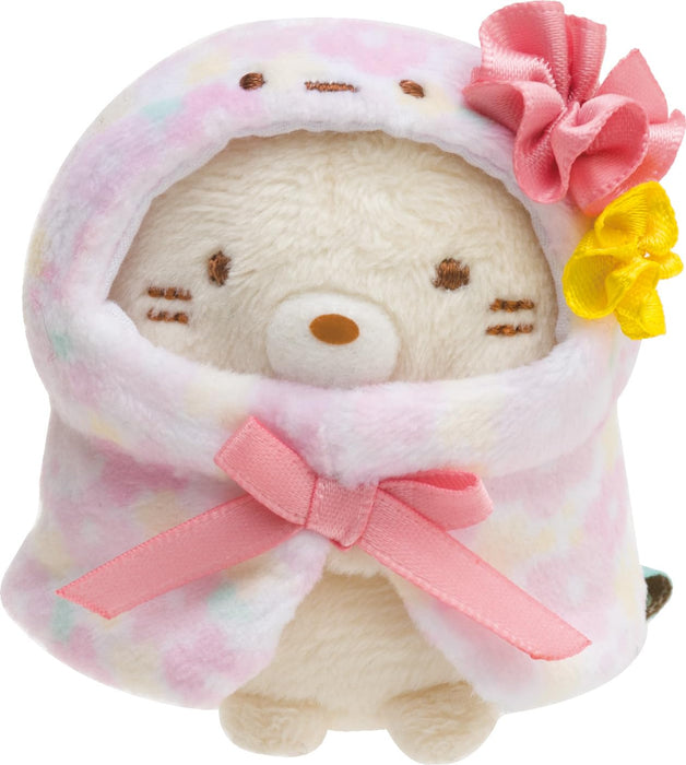 San-X Sumikko Gurashi Blumenponcho-Umhang zum Anziehen Mx63501