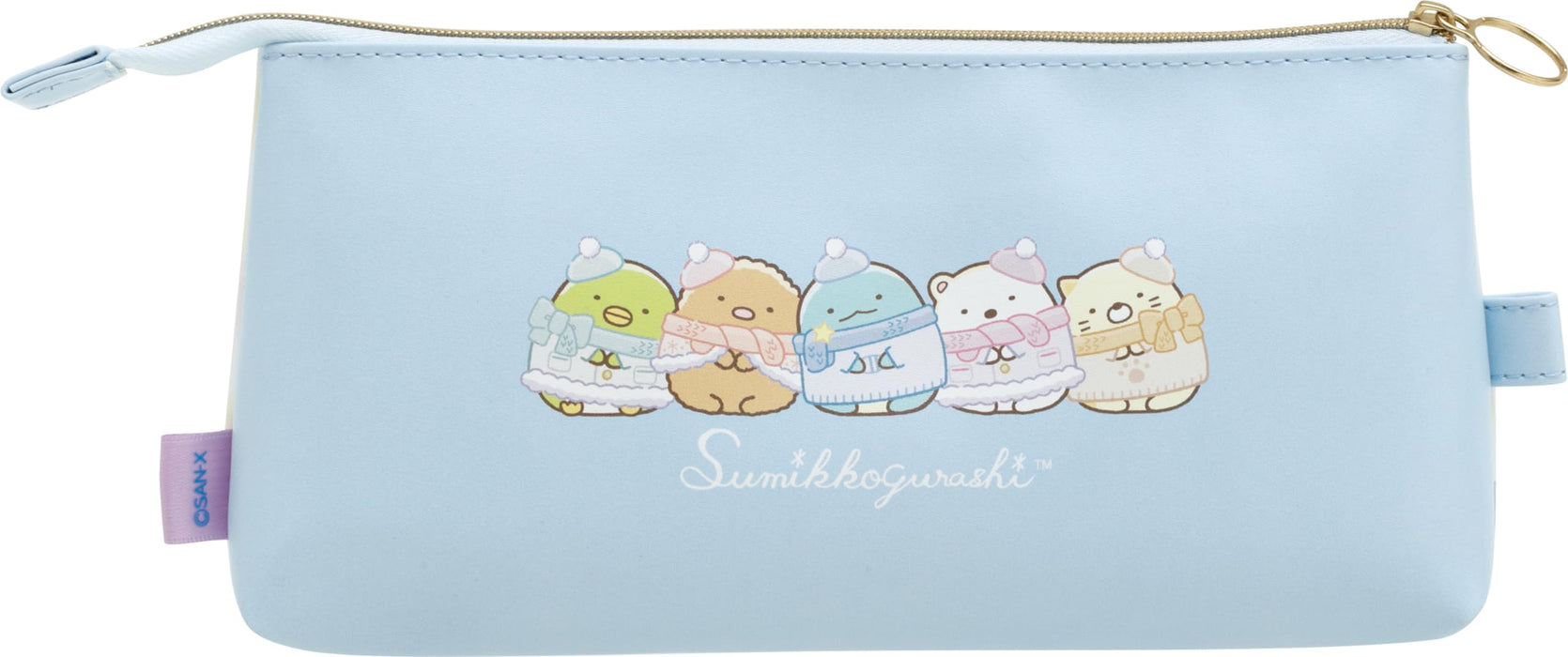 Pochette à stylos plate San-X Sumikko Gurashi Pt14001 – Rangement mignon et compact