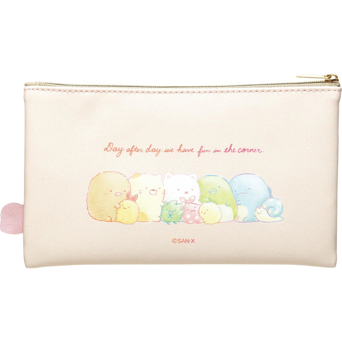 San-X Sumikko Gurashi Cat Flat Pouch Ca44804 - Cute and Functional Storage