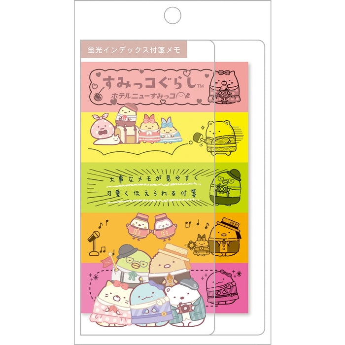 Notes autocollantes à index fluorescent San-X Sumikko Gurashi Mh17503