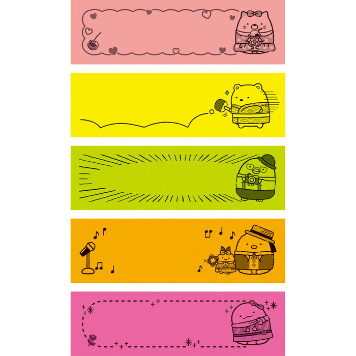 Notes autocollantes à index fluorescent San-X Sumikko Gurashi Mh17503