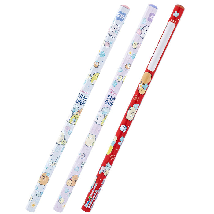 San-X Sumikko Gurashi Go Go School 2B 4B Red Pencil Set Dozen Ph13401