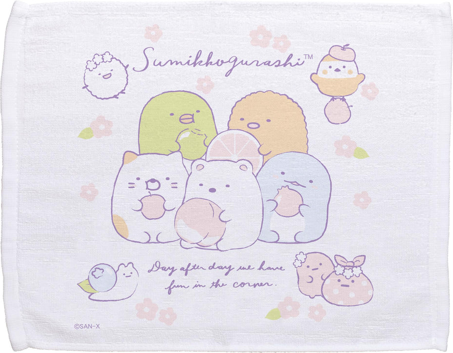 San-X Sumikko Gurashi Hand Towel Set 12cm Fruit Design Cm35402