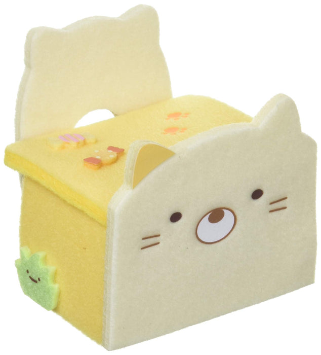 San-X Sumikko Gurashi Cat Plush Toy with Desk and Chair Set Mx39601