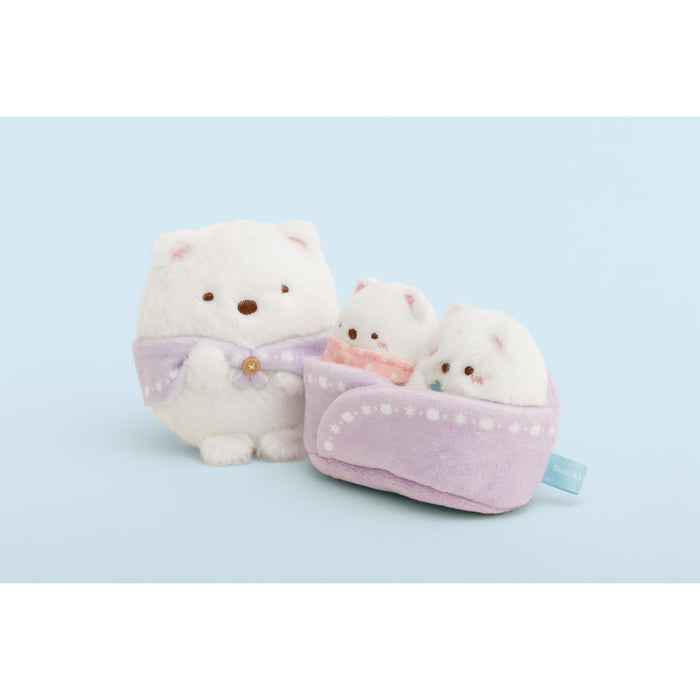 San-X Sumikko Gurashi Hand-Held Plush Toy Polar Bear's Mother Mo59201